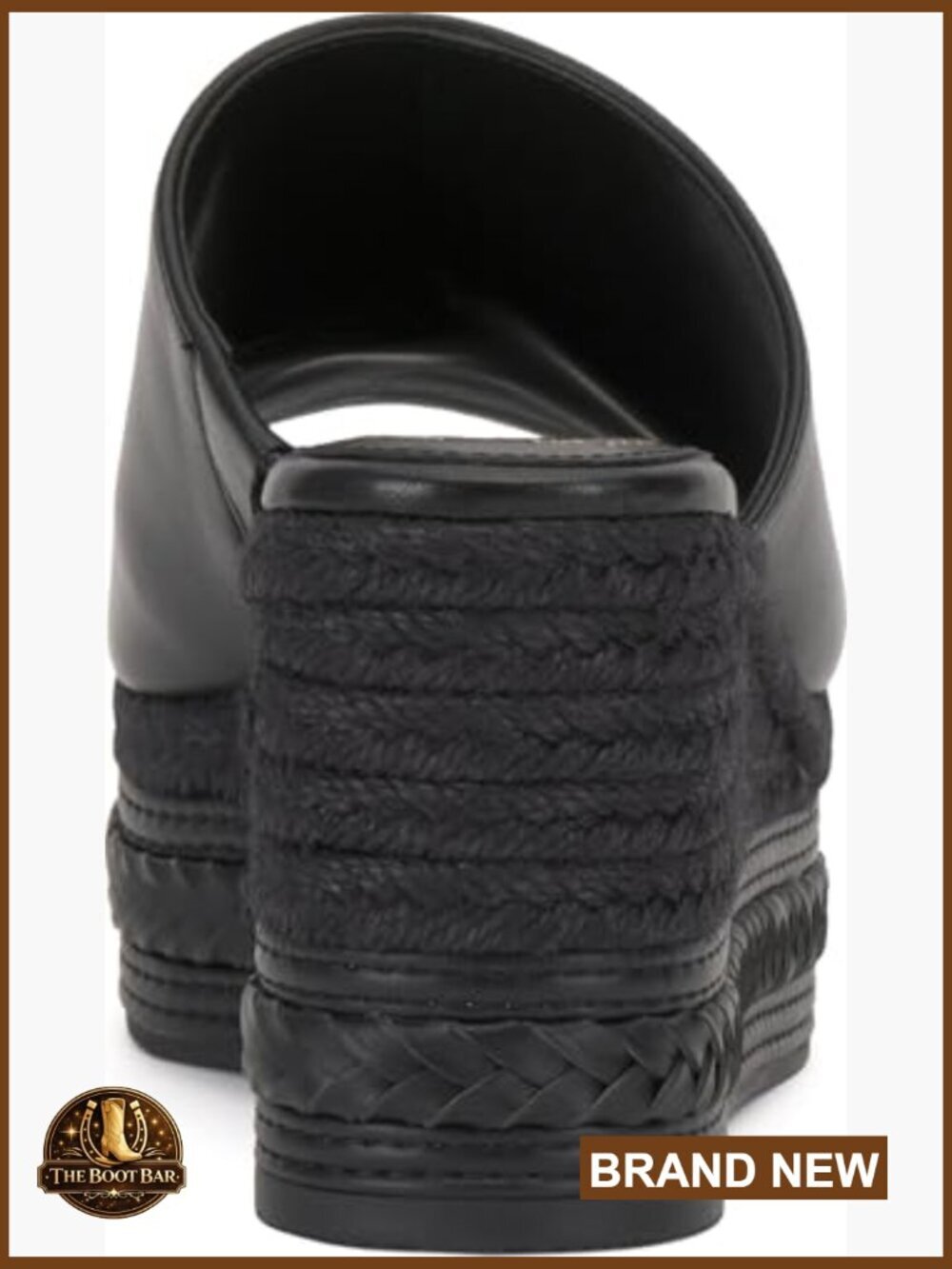 Espadrille Wedge Platform Sandals with Braided Sole - Picture 3 of 7
